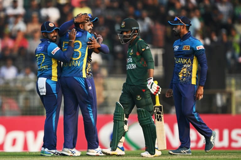 The current tour has seen both teams needling each other over the first timed-out dismissal in the 146-year history of international cricket (MUNIR UZ ZAMAN)