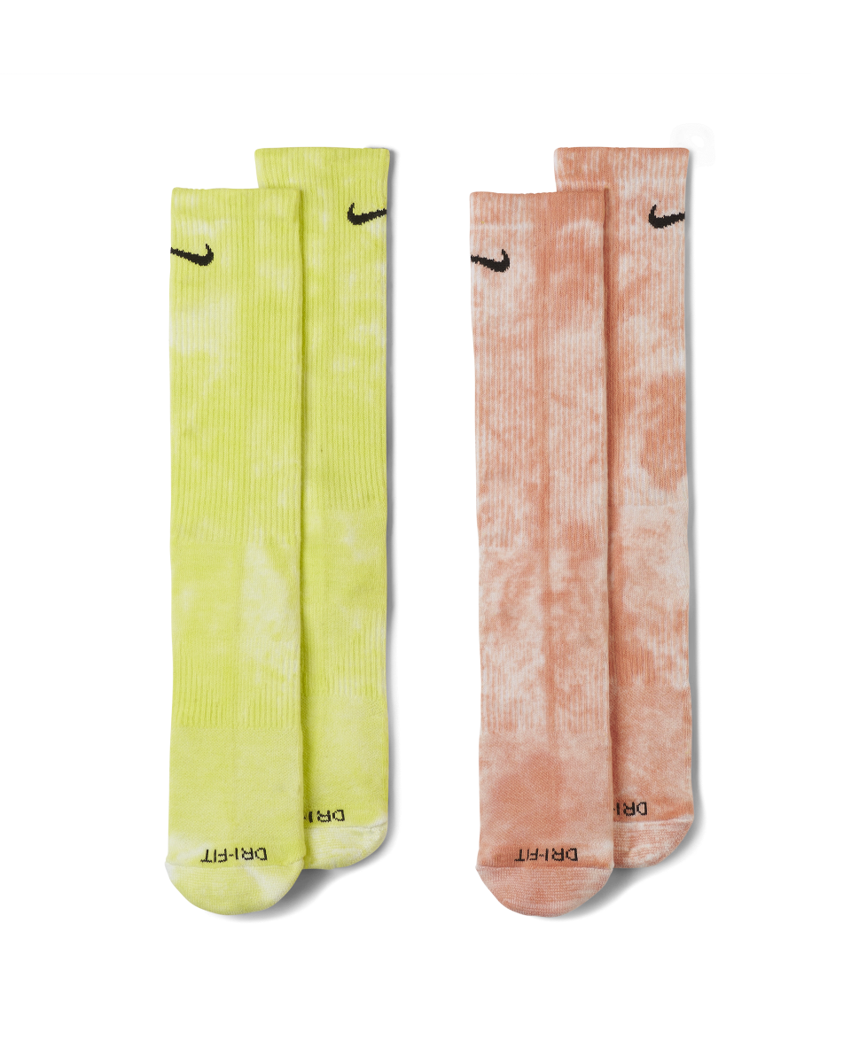 6) Nike Cushioned Tie-Dye Crew Socks