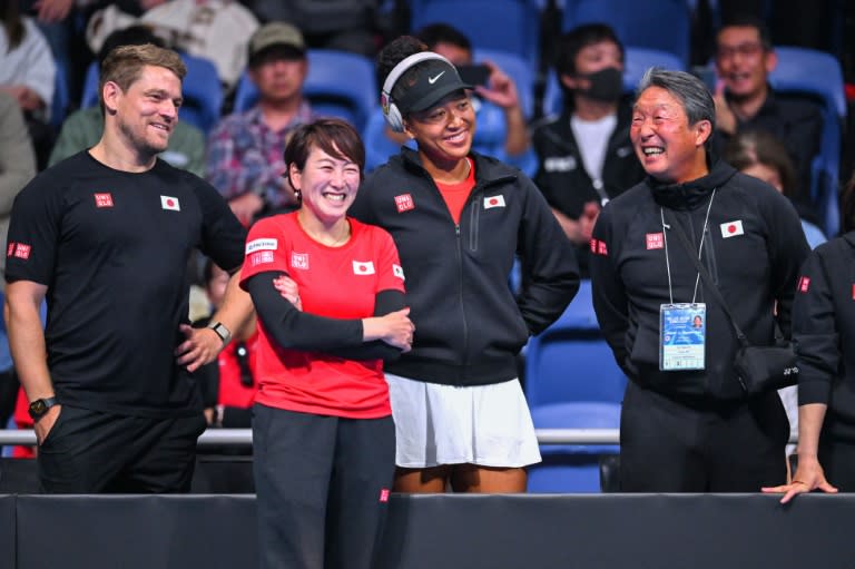 Naomi Osaka did not need to play a second match as Japan qualified for the Billie Jean King Cup finals against Kazakhstan (Yuichi YAMAZAKI)