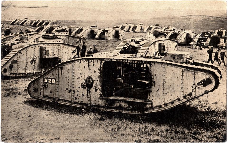 British tanks on the Western Front - Universal History Archive