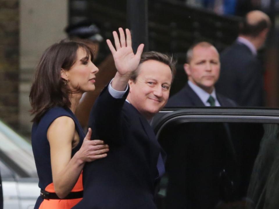 David Cameron departs Downing Street on 13 July, 2016 (PA)