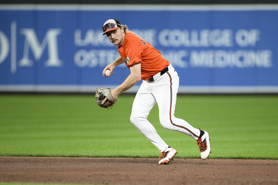 Naiknya shortstop Gunnar Henderson menjadi kandidat MVP merupakan kesuksesan besar bagi Orioles pada tahun 2024. (AP Photo/Nick Wass)