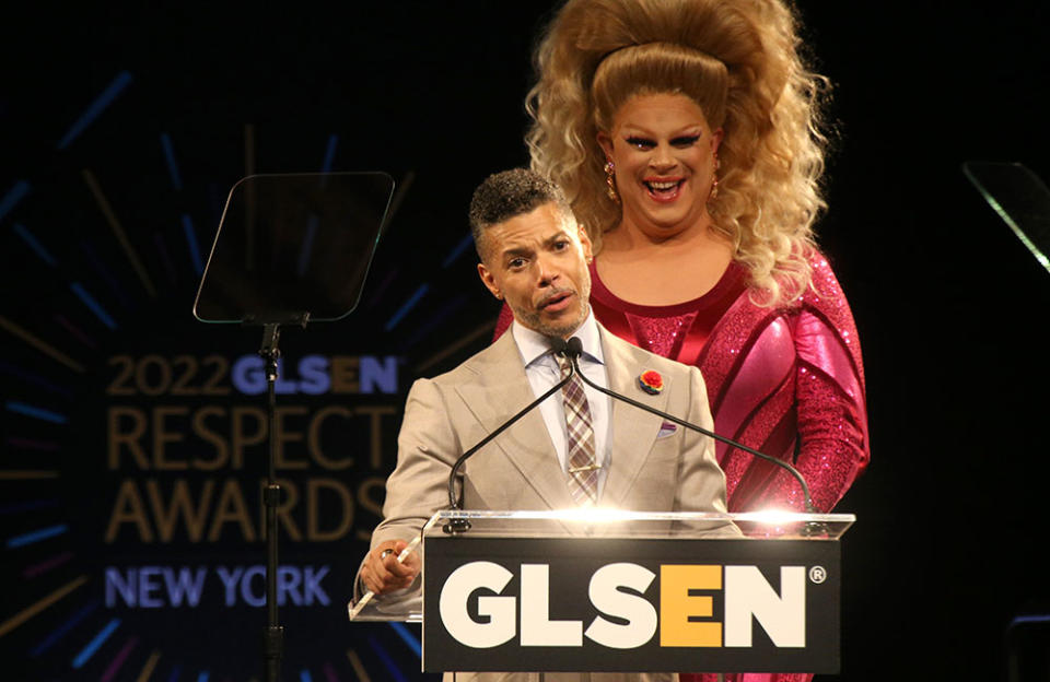 Wilson Cruz and Nina West - Credit: Bennett Raglin/Getty Images