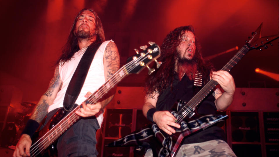 Rex Brown and Vinnie Paul in 2001