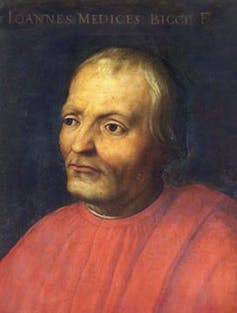 <span class="caption">Giovanni di Bicci de’ Medici, founder of the Medici Bank.</span> <span class="attribution"><a class="link " href="https://en.wikipedia.org/wiki/Giovanni_di_Bicci_de%27_Medici" rel="nofollow noopener" target="_blank" data-ylk="slk:Wikimedia Commons;elm:context_link;itc:0;sec:content-canvas">Wikimedia Commons</a></span>