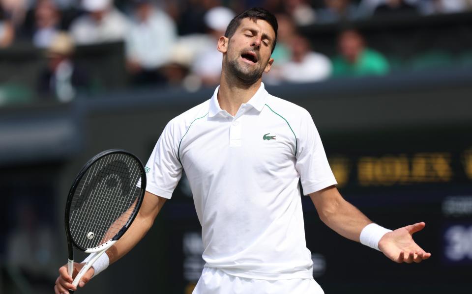 Djokovic will miss a second grand slam in a year because of his refusal to get a Covid vaccine - GETTY IMAGES