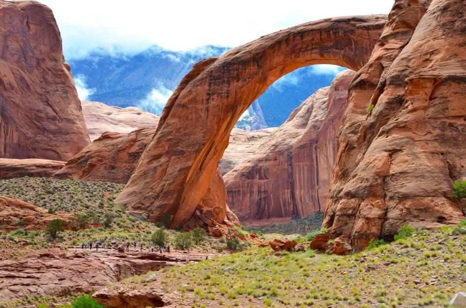 national monuments photos rainbow bridge in page arizona, usa