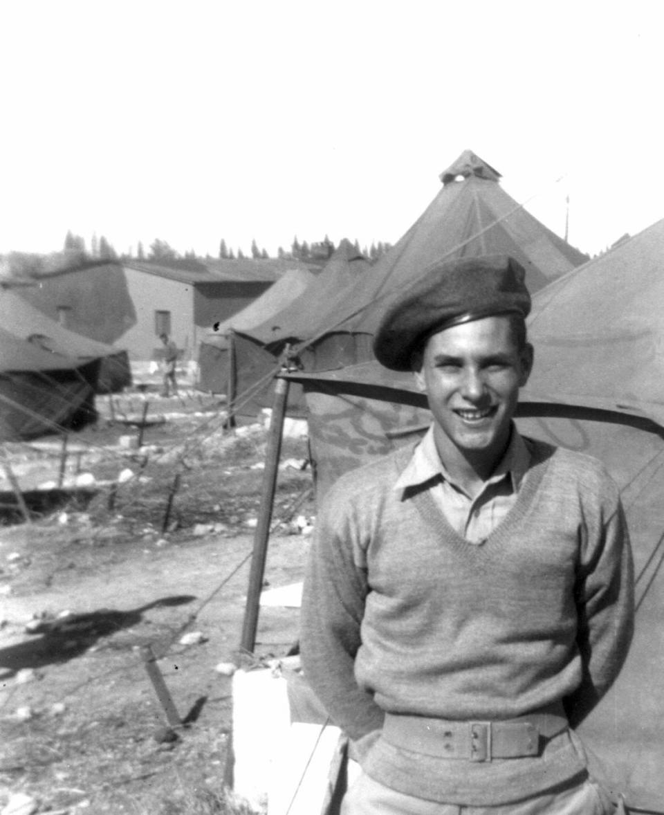 Ralph Lowenstein in Samariya, near Nahariya, in Israel. He fought in Israel’s 1948 War of Independence.