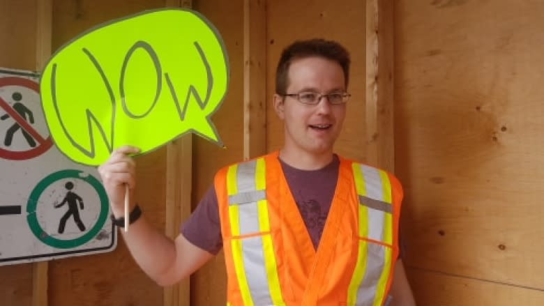 Hundreds gather to stare at Regina construction site hole and say 'wow' like Owen Wilson