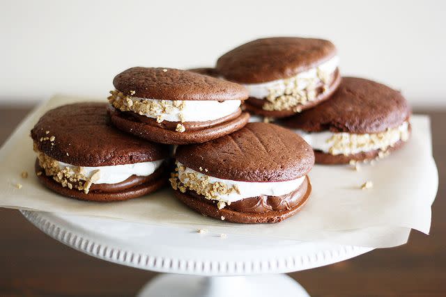 Double Chocolate S'more Whoopie Pies