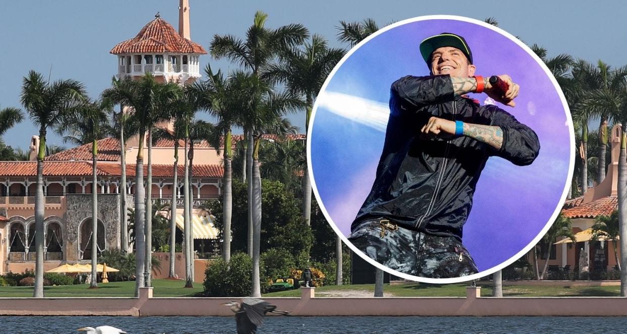 trump mar a lago vanilla ice new years eve party