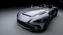 <p>If you expect to at least get a roof and a windscreen for £765,000, don’t put your name down for Aston’s ultra-extreme V12 Speedster, which takes its inspiration from Aston’s stripped back Fifties racers. This one’s in carbon fibre, of course. </p><p>Not only is this two-seater exposed to the elements, it has no screen either, intending to restore the connection between road and driver. And given the car’s likely performance, concentrating on the road will be mandatory. A 5.2-litre twin turbo V12 will produce 690hp, achieving 0-62mph in just 3.5 seconds and a top speed of 186mph. Only 88 people will get to own one. Surely <a href="https://www.esquire.com/uk/culture/film/a27716974/the-batman-movie-news-cast-rumors-trailer-release-date/" rel="nofollow noopener" target="_blank" data-ylk="slk:Bruce Wayne;elm:context_link;itc:0;sec:content-canvas" class="link ">Bruce Wayne</a> will be one of them.</p>