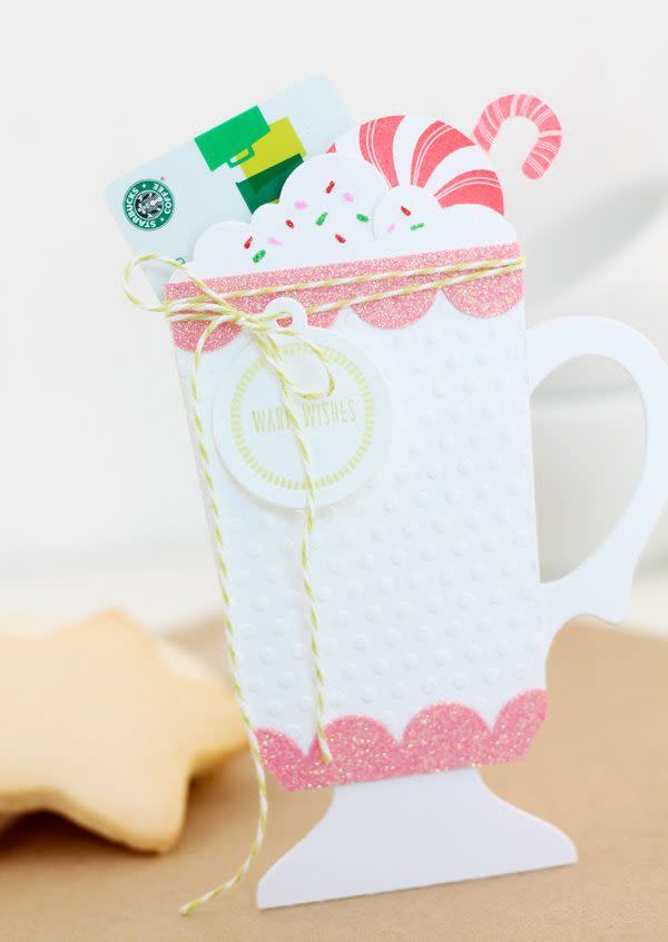 Christmas Cocoa Gift Card Holder