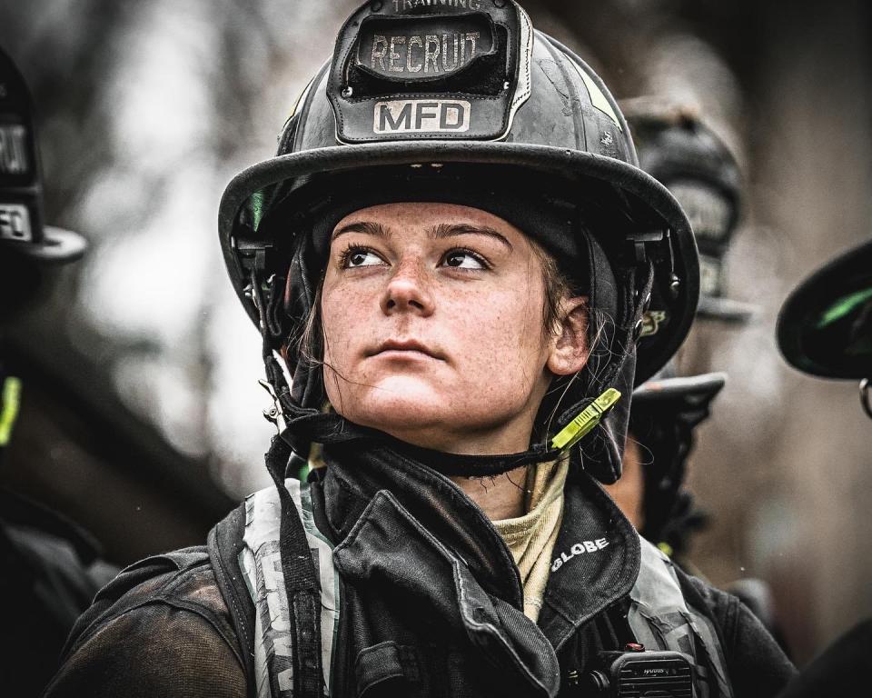 Makena Miller is a 21-year-old firefighter with the Milwaukee Fire Department. She submitted a cookie recipe called Lava Cookies to the 2023 We Energies Cookie Book.