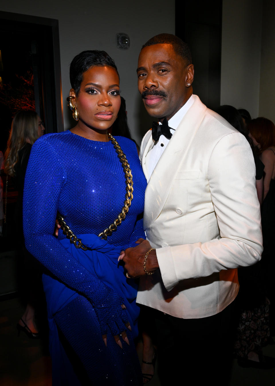Fantasia Barrino and Colman Domingo at 2023 ELLE Women in Hollywood held at Nya Studios West on December 5, 2023 in Los Angeles, California.