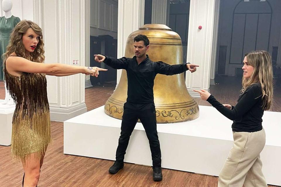 <p>Instagram/taylorlautner</p> Taylor Swift, Taylor Lautner and Taylor Dome Lautner