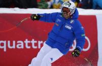 Alpine Skiing - FIS Alpine Skiing World Cup - Men's Alpine Super G - Kitzbuehel, Austria - January 19, 2018. Peter Fill of Italy. REUTERS/Leonhard Foeger