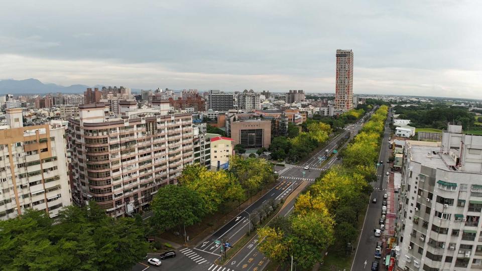 嘉義市街景。圖／中信房屋嘉義玉山加盟店提供