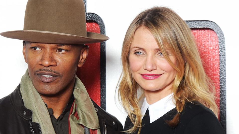 PHOTO: Jamie Foxx and Cameron Diaz attend a photocall for 'Annie' at Corinthia Hotel London on Dec. 16, 2014 in London. (Dave J. Hogan/Getty Images, FILE)