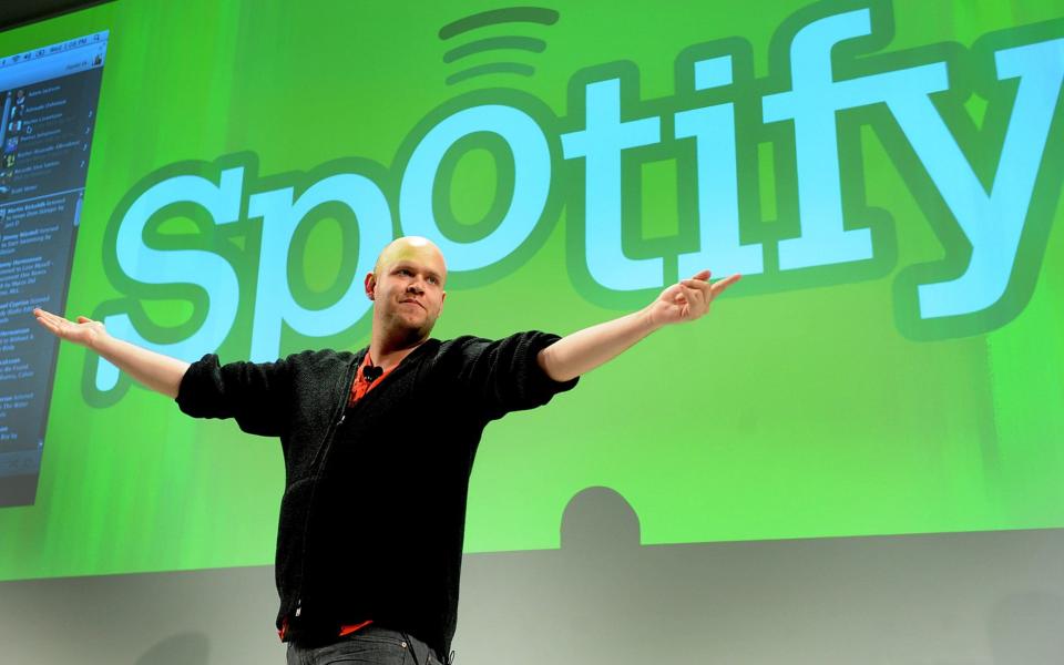 Spotify chief executive Daniel Ek - Bloomberg News