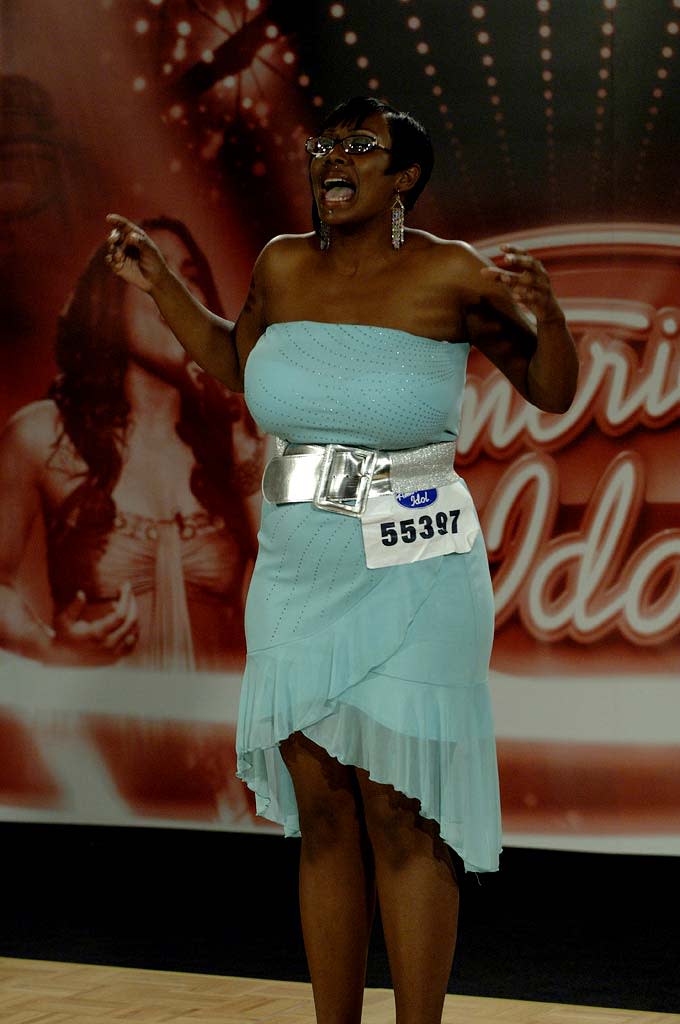 Charleston contestant: Aretha Codner, 22, Buffalo, NY auditioning on the 7th season of American Idol.