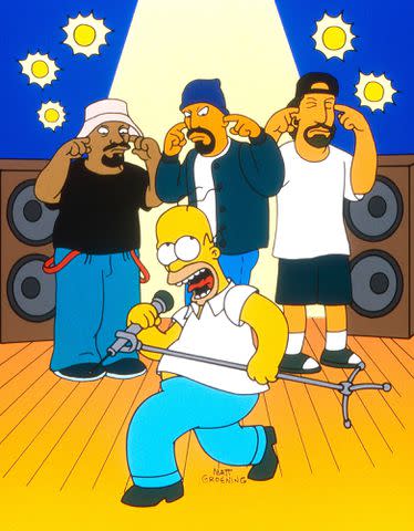 <p>20th Century Fox Film Corp./Courtesy Everett Collection</p> Cypress Hill appear on 'The Simpsons' 1996 'Homerpalooza' episode.