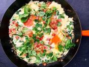 <p>Potatoes and cabbage make up this classic British <a href="https://www.delish.com/uk/cooking/recipes/a29944325/brussels-sprouts-hash-recipe/" rel="nofollow noopener" target="_blank" data-ylk="slk:brunch;elm:context_link;itc:0;sec:content-canvas" class="link ">brunch</a> dish, but we've upgraded ours with <a href="https://www.delish.com/uk/cooking/recipes/a30698054/sunny-side-up-eggs-recipe/" rel="nofollow noopener" target="_blank" data-ylk="slk:eggs;elm:context_link;itc:0;sec:content-canvas" class="link ">eggs</a>, extra cheddar, pancetta and onions meaning it'd be totally fine for any meal of the day.</p><p>Get the <a href="https://www.delish.com/uk/cooking/recipes/a31978625/bubble-and-squeak/" rel="nofollow noopener" target="_blank" data-ylk="slk:Cheesy Bubble & Squeak;elm:context_link;itc:0;sec:content-canvas" class="link ">Cheesy Bubble & Squeak</a> recipe.</p>