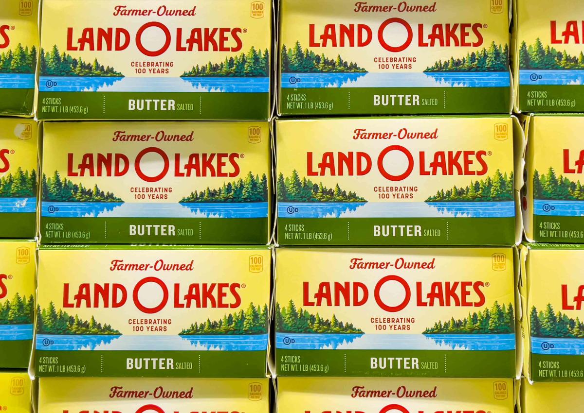 According to Land O’Lakes, you should only store butter like this