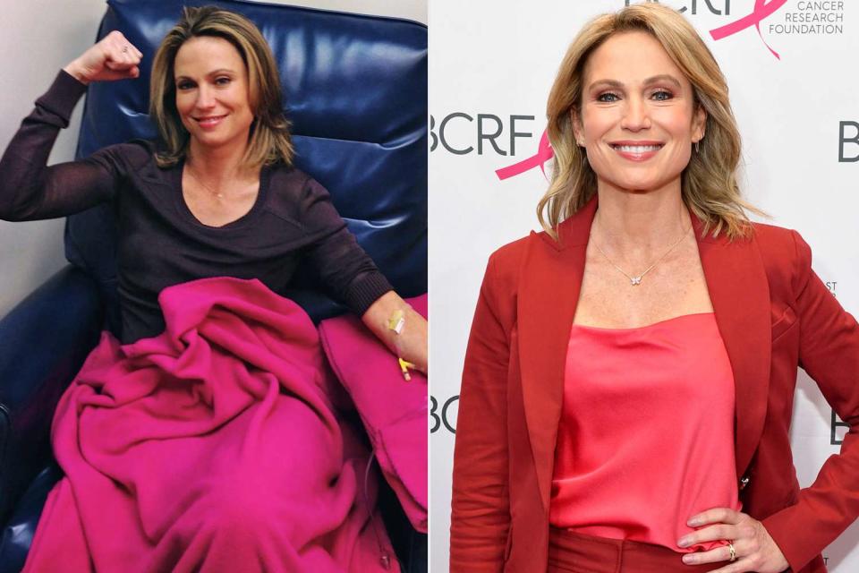 <p>Amy Robach/Instagram; Noam Galai/Getty</p> Amy Robach