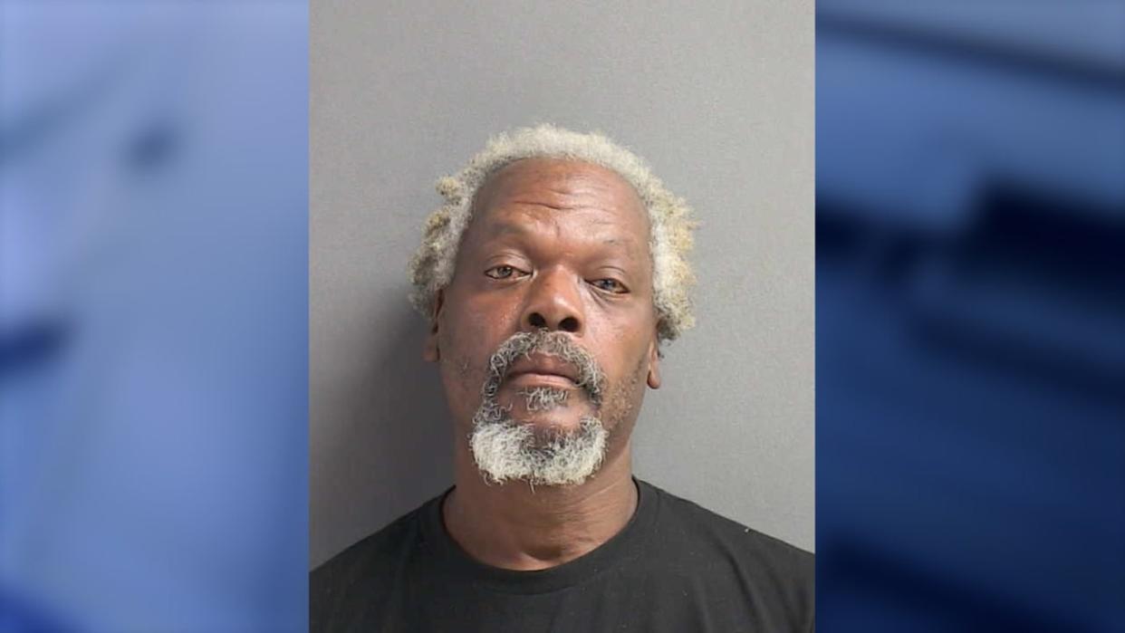 <div>Eric Johnson was arrested and charged with felony criminal mischief and attempted burglary after he was caught on camera "(taking) out his frustrations" on a Volusia Sheriff's Office patrol car. (Photo: Volusia Sheriff's Office)</div>