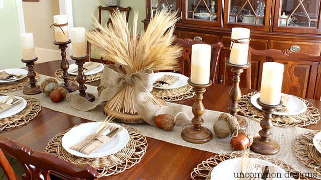 thanksgiving centerpiece wheat bundle