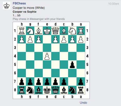 You Can Play Chess in a Hidden Facebook Chat Game