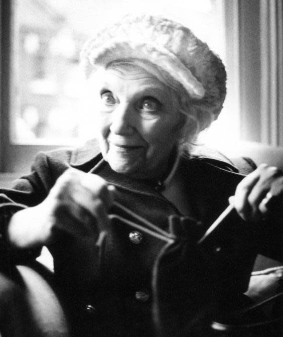 One of the last ever photographs taken of Jean Rhys. Published for the first time by The Independent (Teresa Chilton)