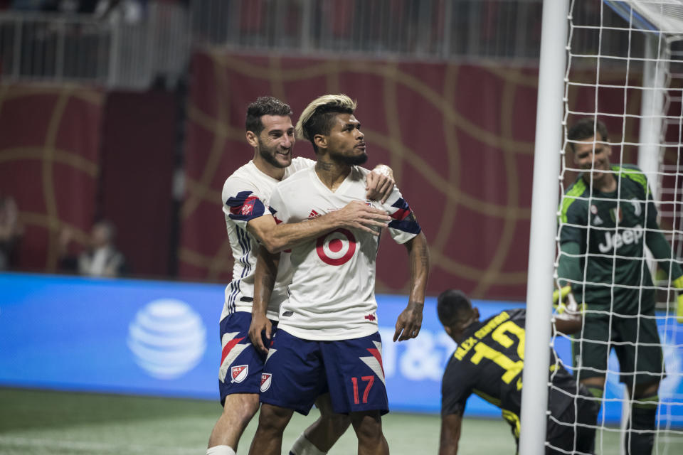 Josef Martinez and the MLS All-Stars played Italian champion Juventus to a 1-1 tie in August. (Ira L. Black/Getty)