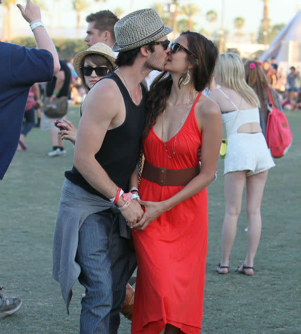 Nikki Reed and Ian Somerhalder walk first red carpet as newly weds at  Cannes  Daily Mail Online