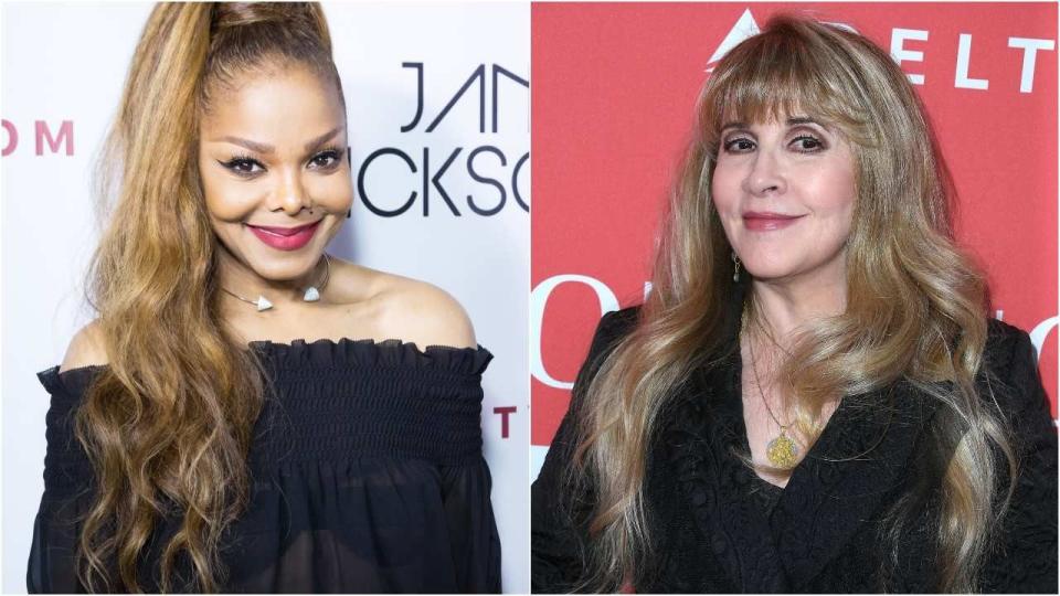 Janet Jackson, Stevie Nicks. (Photos: Entertainment Tonight)