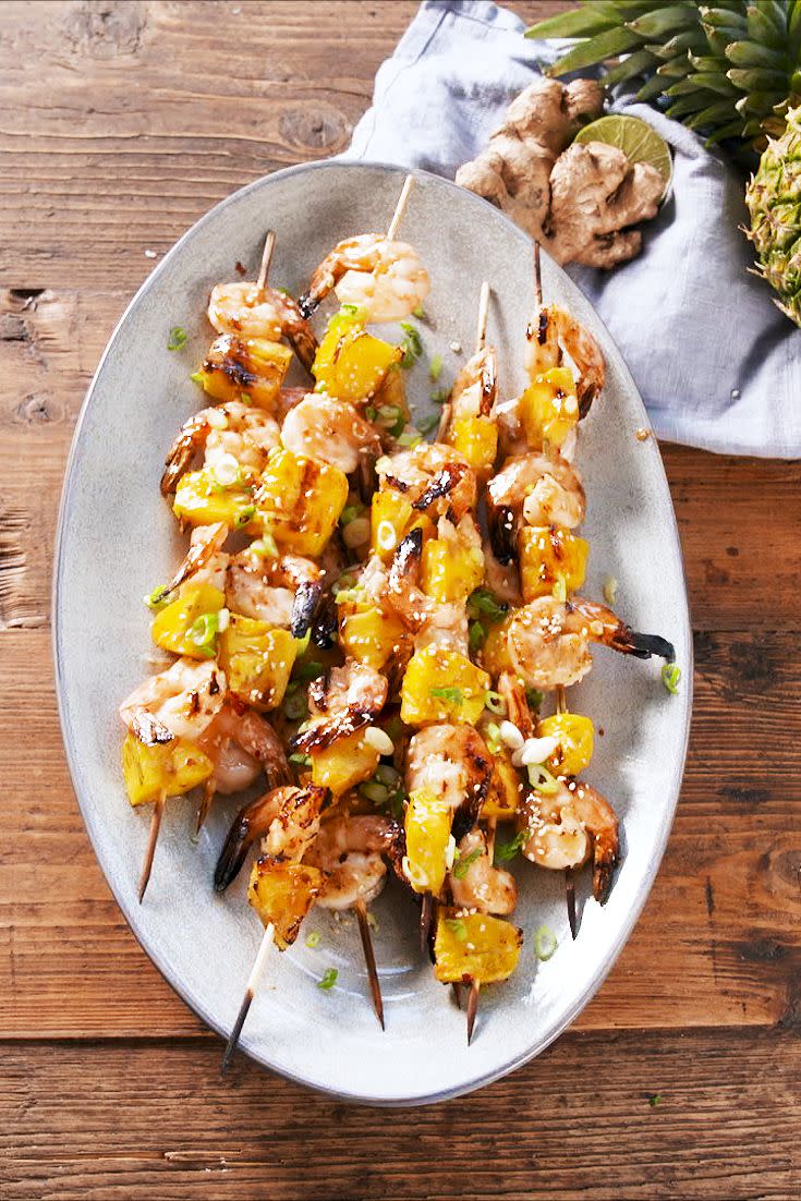 Pineapple Shrimp Skewers