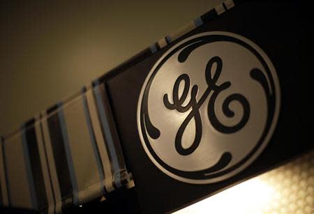 A GE logo is seen in a store in Santa Monica, California, October 11, 2010. REUTERS/Lucy Nicholson