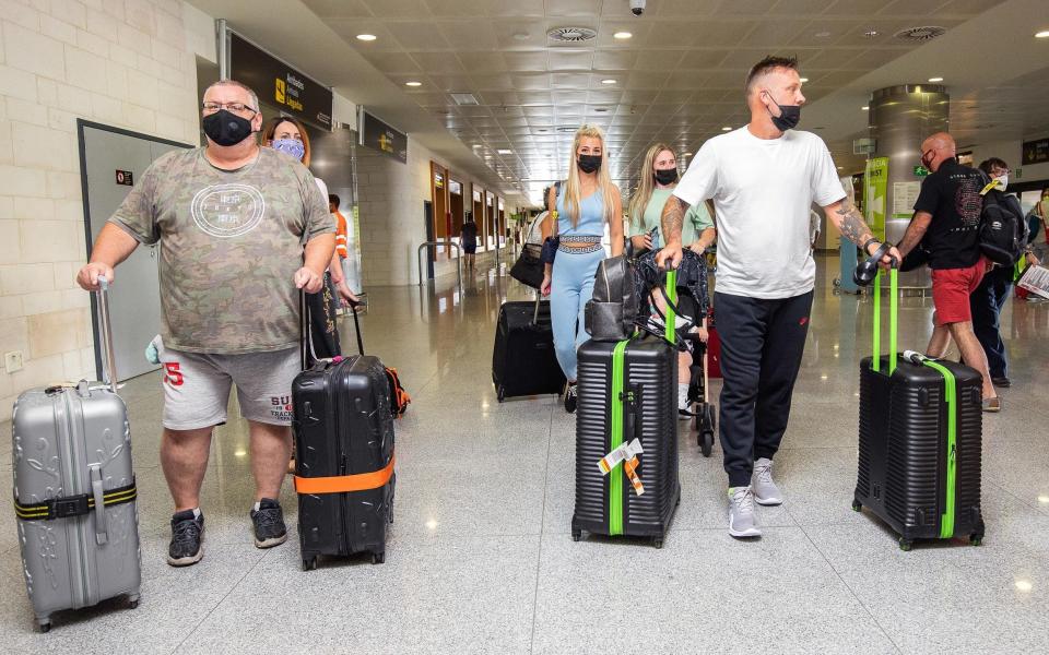 In other developments, holidaymakers touched down on the first flight to Menorca since the UK placed the Balearics on its green list - AdriÃ Riudavets/Europa Press via Getty Images