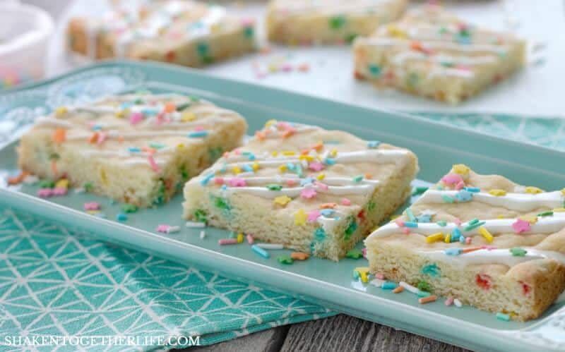 funfetti cake mix cookie bars