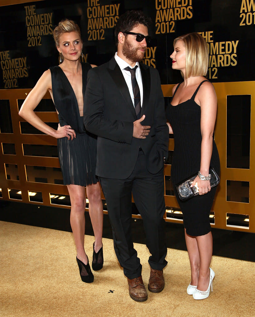 Eliza Coupe, Adam Pally and Elisha Cuthbert