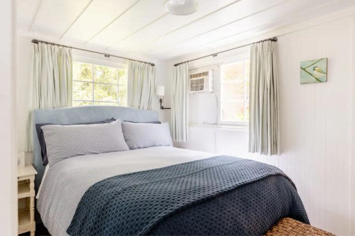 Una de las camas del Airbnb.