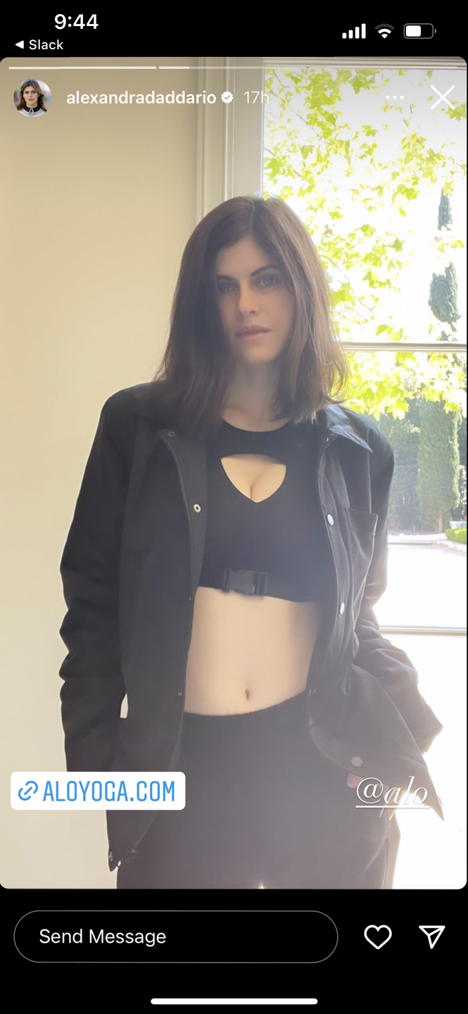 Photo credit: Alexandra Daddario / Instgram