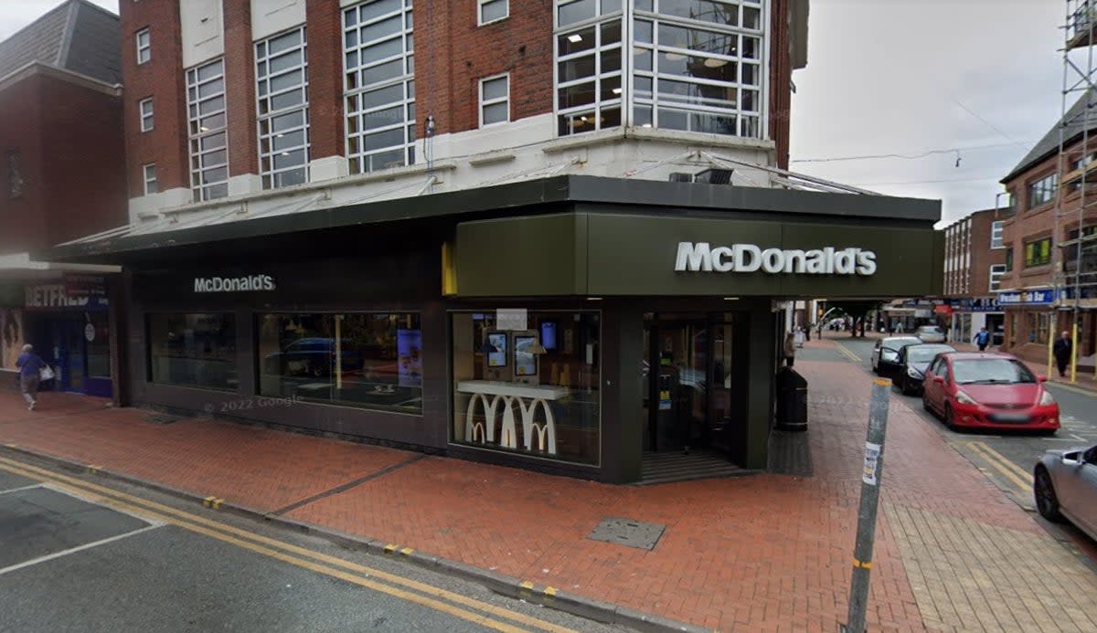 McDonald’s in Wrexham, north Wales (Google)