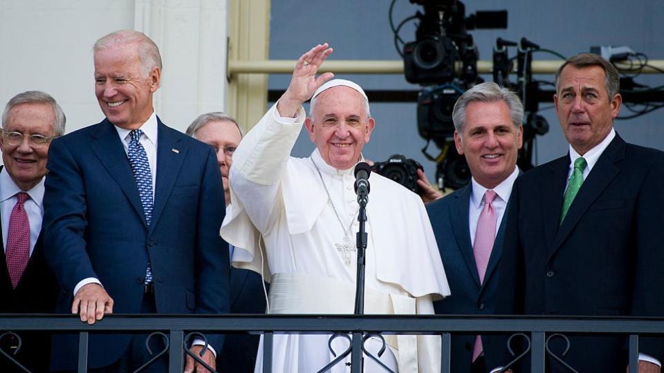 El papa Francisco y Joe Biden