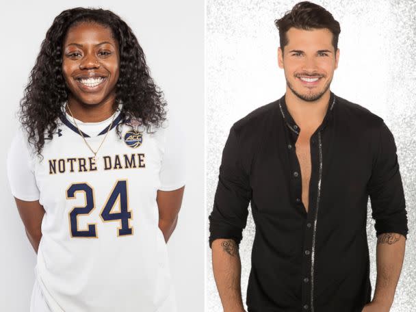 PHOTO: NCAA champ Arike Ogunbowale, the women&#39;s college basketball star at the University of Notre Dame, will dance with pro Gleb Savchenko. (The University of Notre Dame | Craig Sjodin/ABC)