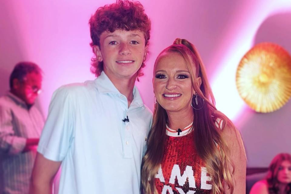 <p>Maci Bookout/Instagram</p> Maci Bookout and son Bentley