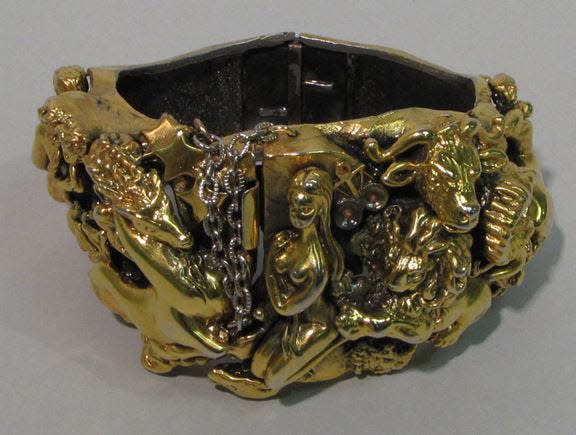 A bracelet once worn by Caterina Jarboro. It's in the collection of Wilmington's Cape Fear Museum.