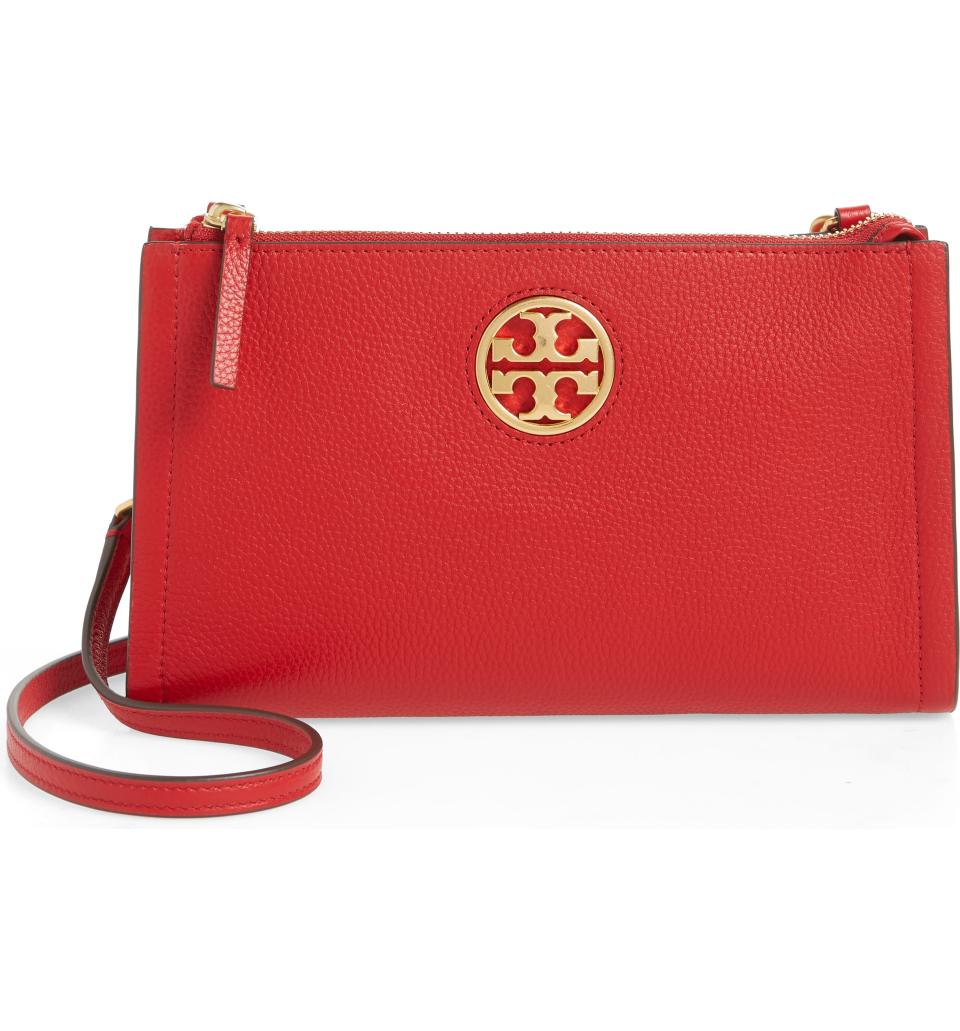 Tory Burch Carson Zip Top Crossbody Bag. Image via Nordstrom.