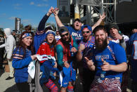 <p>Buffalo Bills fans are seen outside the stadium before the start of their AFC Wild Card playoff game against the Jacksonville Jaguars at EverBank Field on January 7, 2018 in Jacksonville, Florida. (Photo by Scott Halleran/Getty Images) </p>